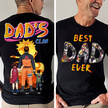 Custom Christmas Shirt For Dad – Personalized Best Dad Ever Tee 02qhqn020524pa