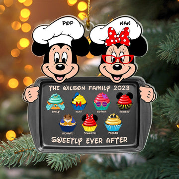 Sweetly Ever After- Personalized Acrylic Ornament- Gift For Family- PW17-AONMT-01htqn301023