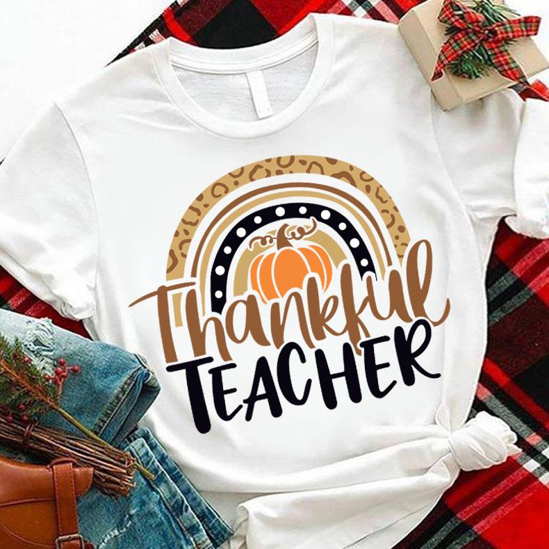 PresentsPrints, Thankful Teacher T-Shirt