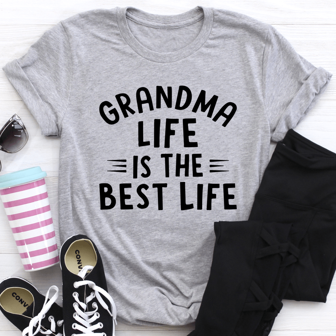 PresentsPrints, Grandma Life Is The Best Life Happy Mother's Day, Mom T-shirt
