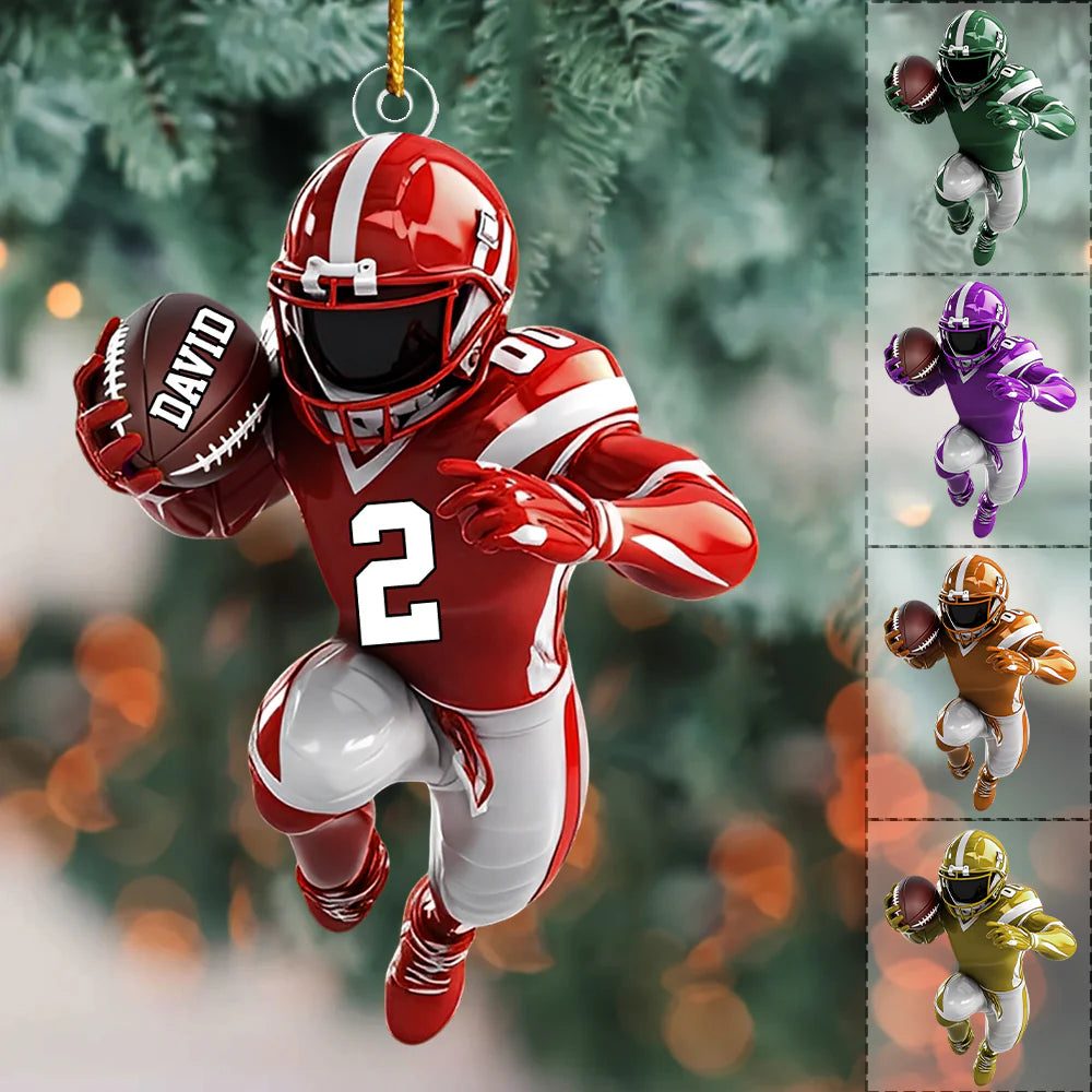 American Football Personalized Ornament - Gift For American Football Lovers