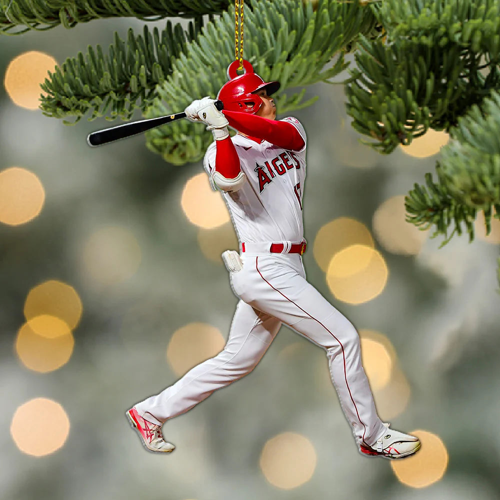 Personalized Football Player Ornament with Custom Photo – Unique Gift for Football Lovers