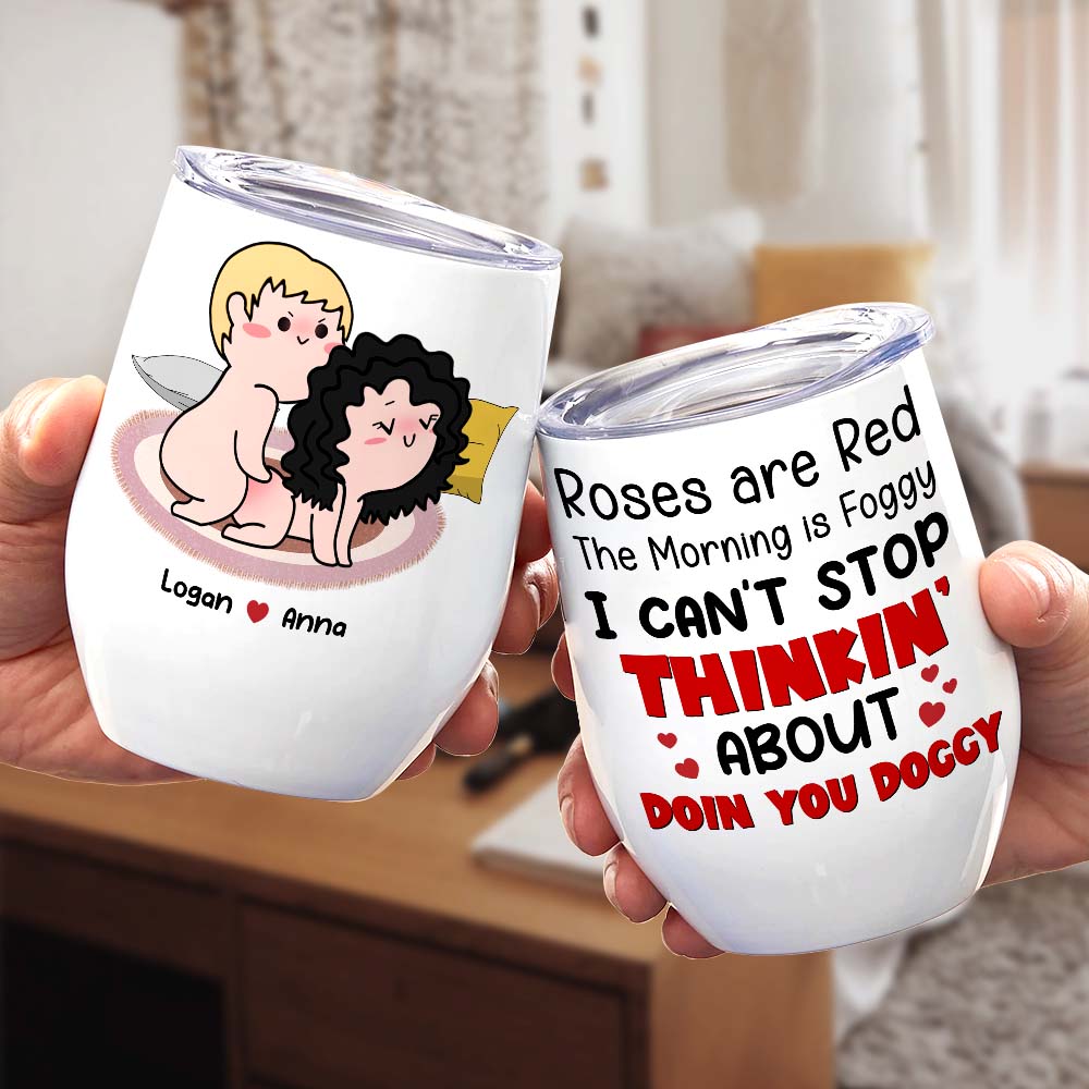 Roses Are Red, Personalized Mug, Gift For Naughty Couple