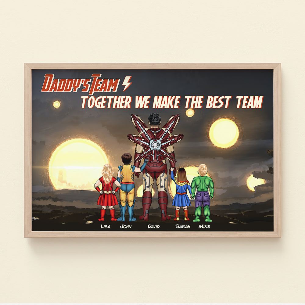 Father's Day- 02nahn220523tm Personalized Canvas Print Gift For Dad