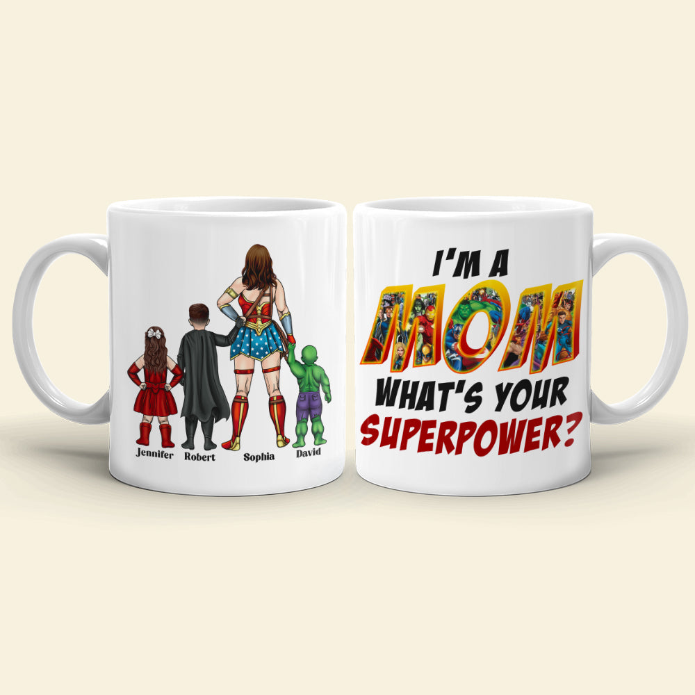 Superhero Mom DR-WHM-03dnqn180323tm Personalized Coffee Mug
