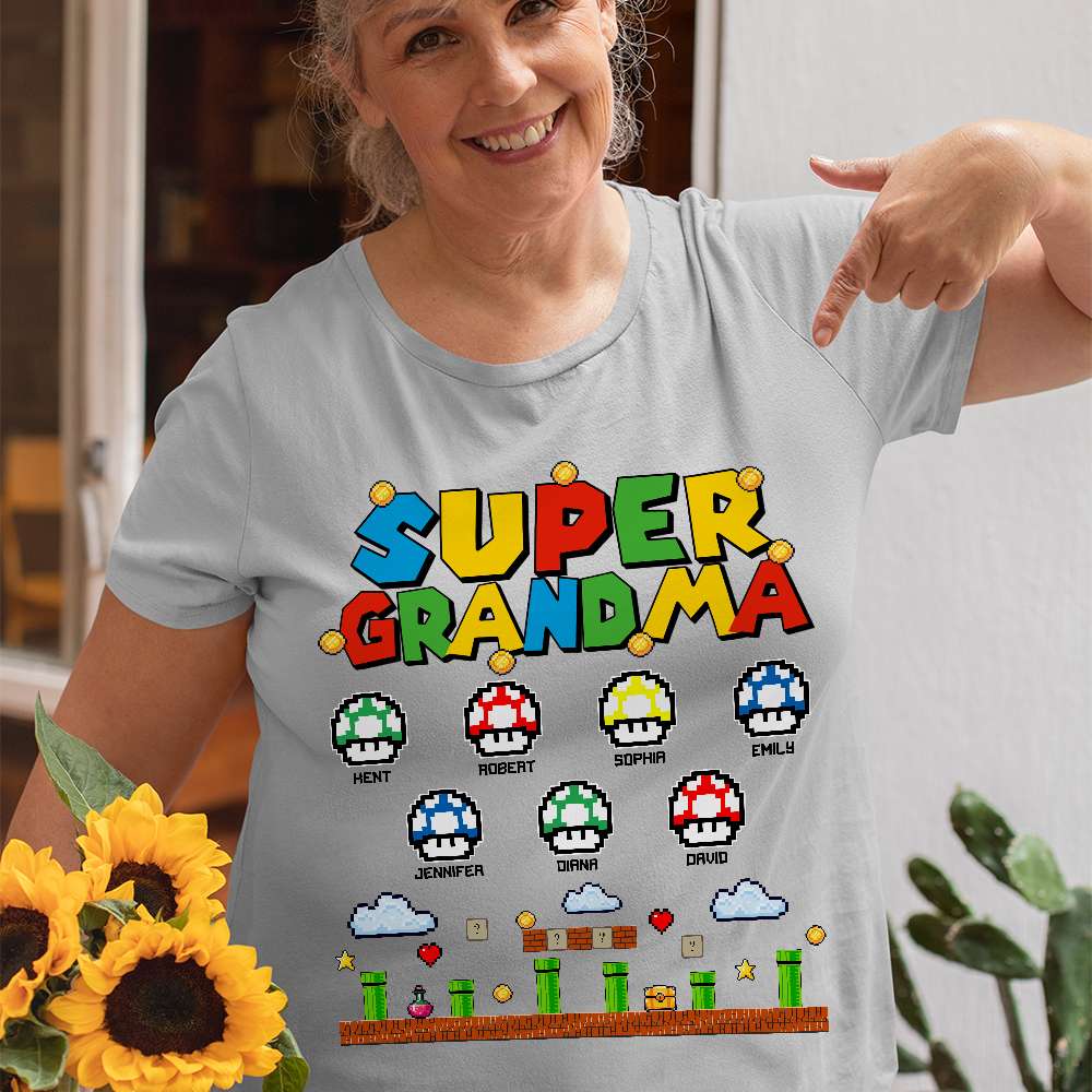 Personalized Gifts For Grandma Shirt 06acqn180323  Father's Day Gifts