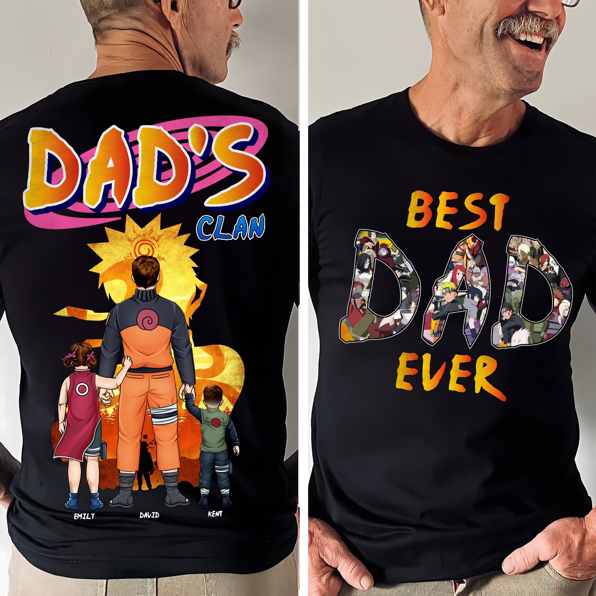 Custom Christmas Shirt For Dad – Personalized Best Dad Ever Tee 02qhqn020524pa