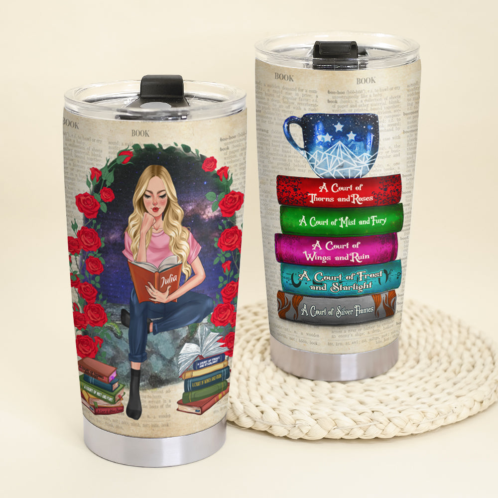 Personalized ACOTAR Tumbler Cup - Sarah J.Maas A Court of Thorns and Roses Novel Lover