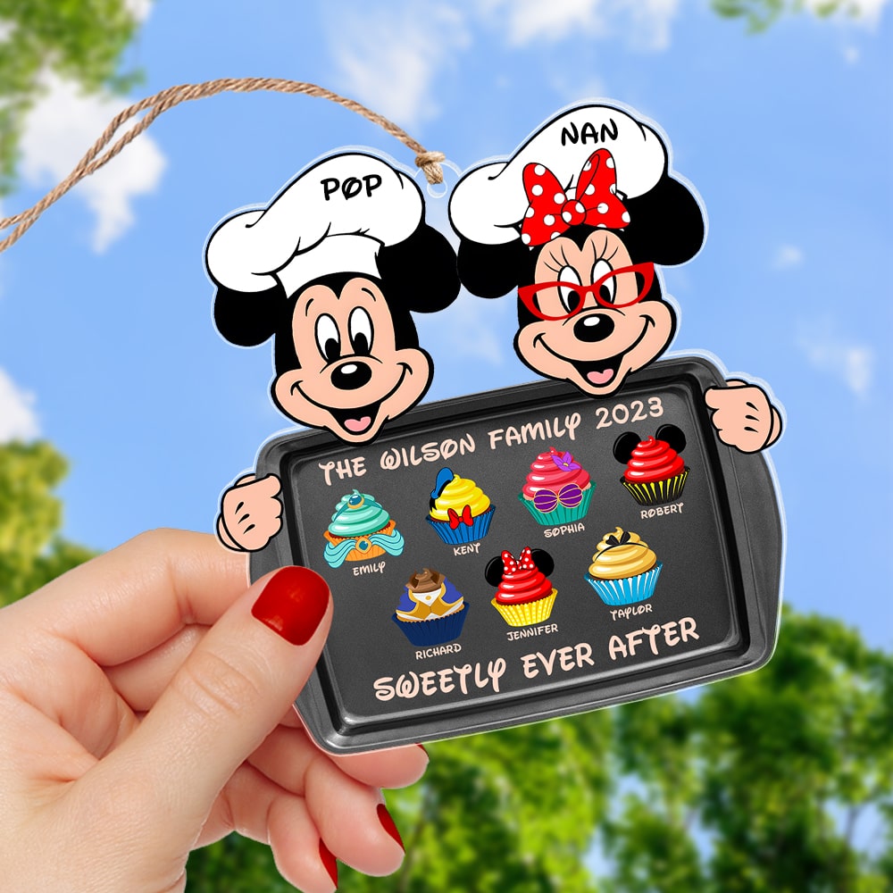 Sweetly Ever After- Personalized Acrylic Ornament- Gift For Family- PW17-AONMT-01htqn301023