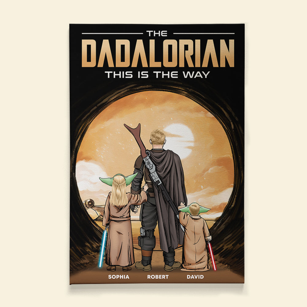 Dad 04naqn150523hh Personalized Canvas Print