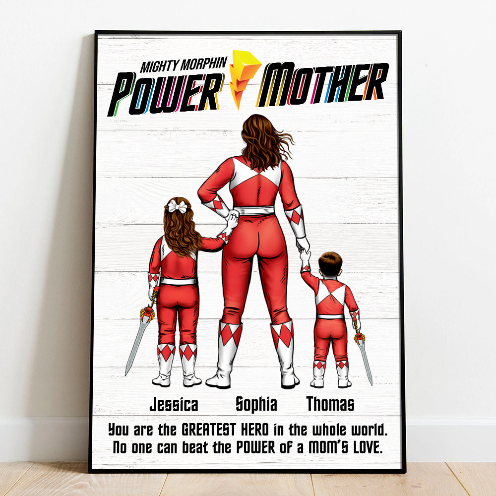 Power Dad Canvas Poster - Personalized Gift For Father 07HUDT120523