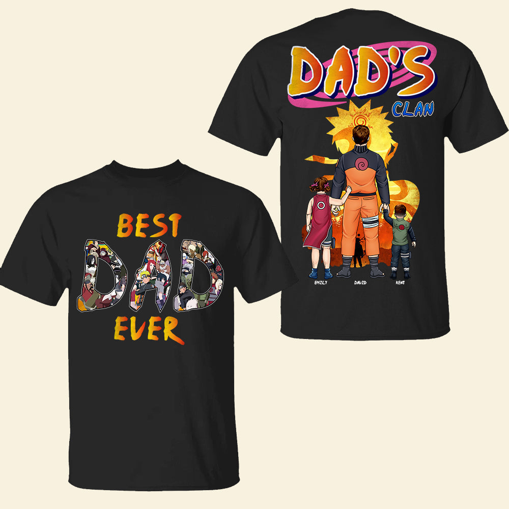 Custom Christmas Shirt For Dad – Personalized Best Dad Ever Tee 02qhqn020524pa