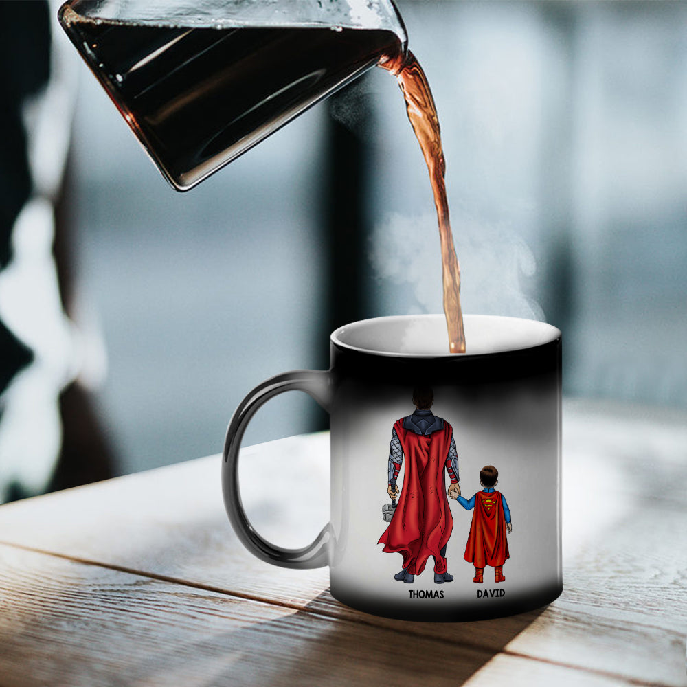 Best Dad Ever Personalized Father Magic Mug (Limited Edition)