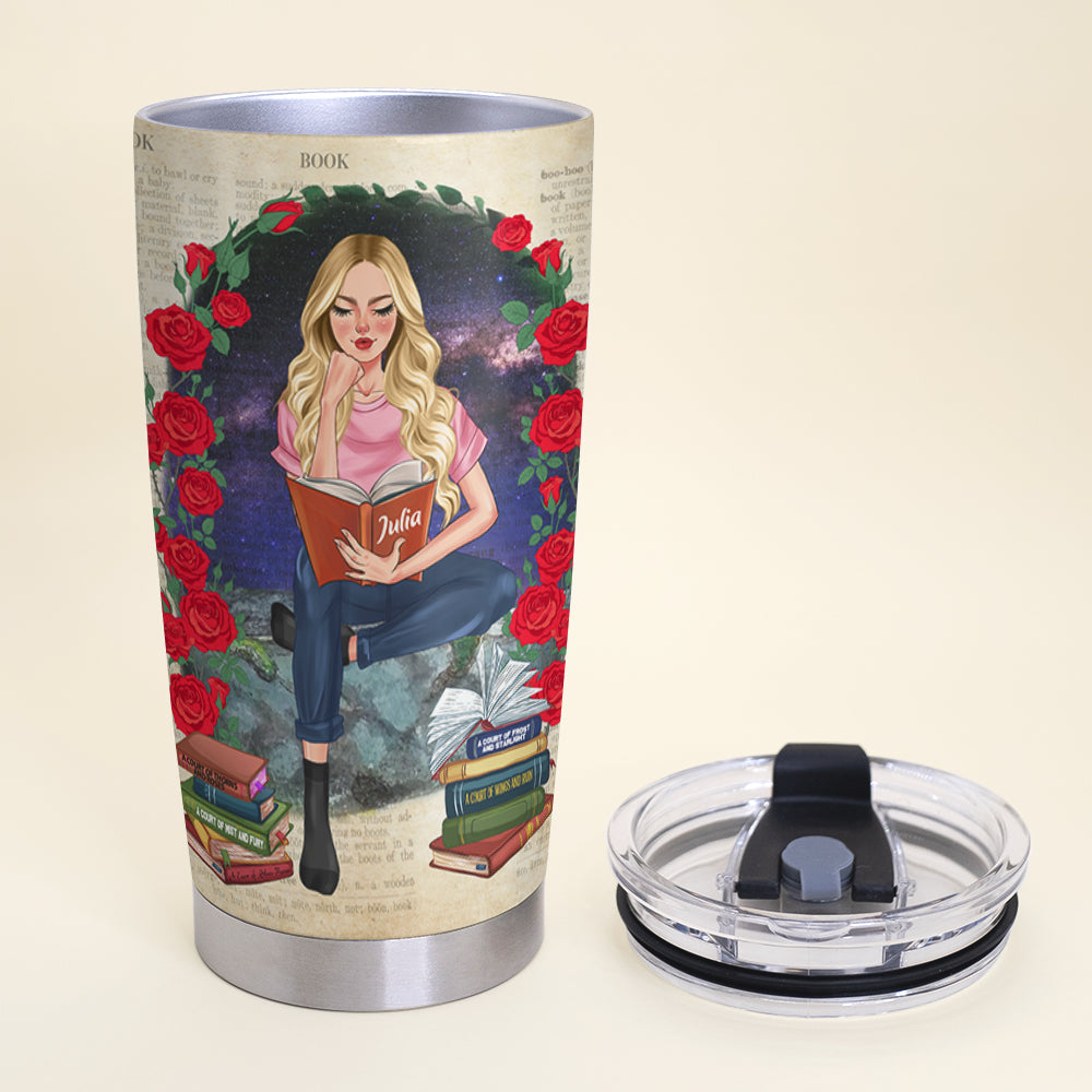 Personalized ACOTAR Tumbler Cup - Sarah J.Maas A Court of Thorns and Roses Novel Lover