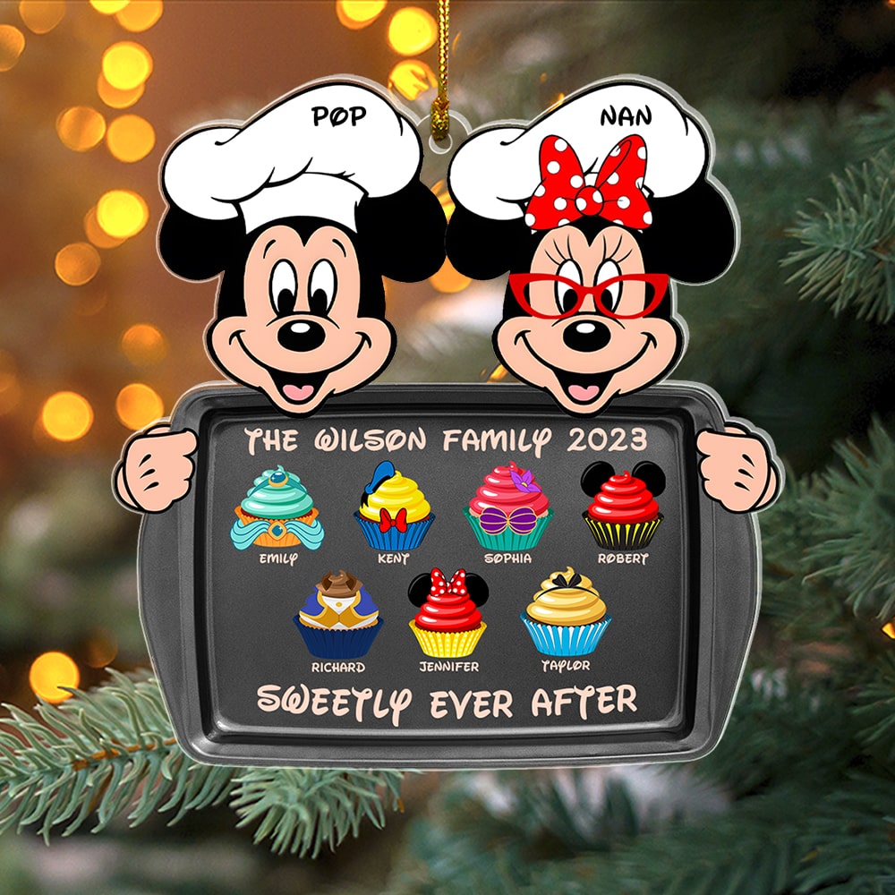 Sweetly Ever After- Personalized Acrylic Ornament- Gift For Family- PW17-AONMT-01htqn301023