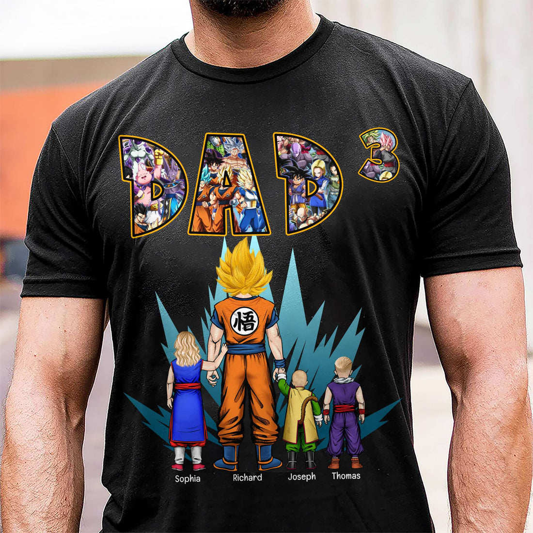 Super Dad  Personalized Shirt
