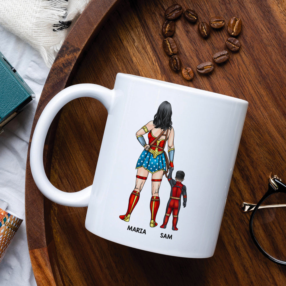 Best Mom Ever - Personalized Mug - Mother's Day Gift For Super Mom