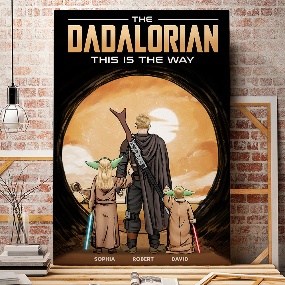 Dad 04naqn150523hh Personalized Canvas Print