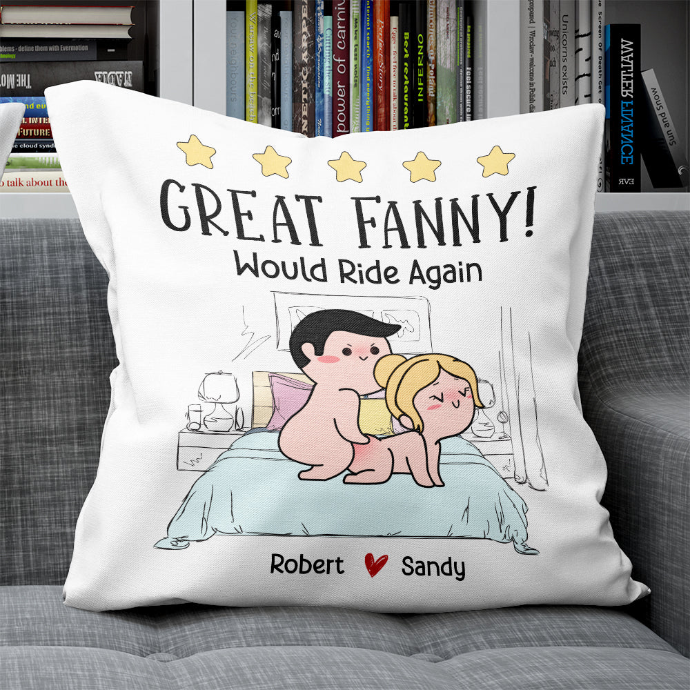 Great Fanny, Would Ride Again, Personalized Mug, Funny Gift For Couple