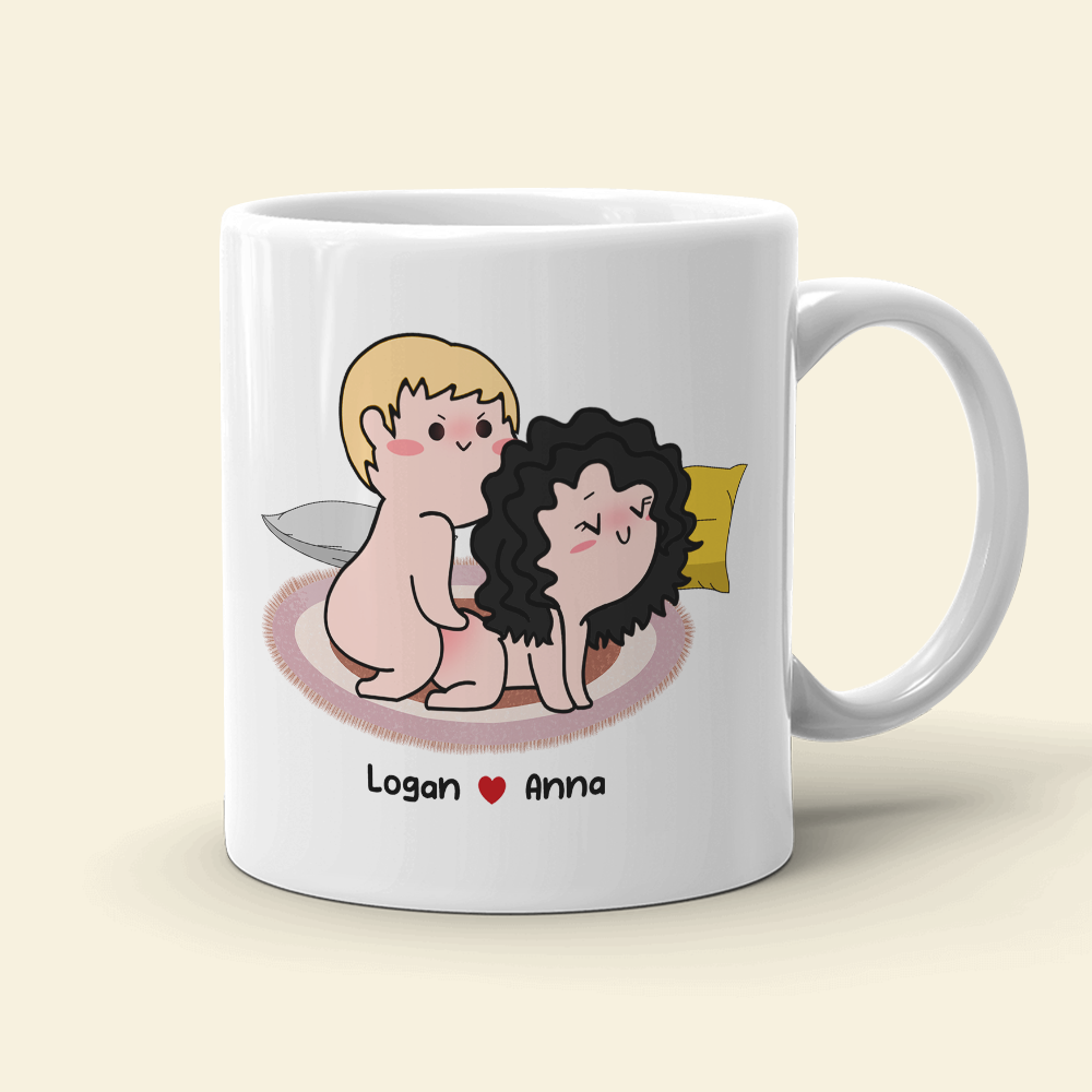 Roses Are Red, Personalized Mug, Gift For Naughty Couple