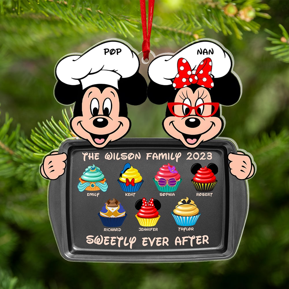 Sweetly Ever After- Personalized Acrylic Ornament- Gift For Family- PW17-AONMT-01htqn301023