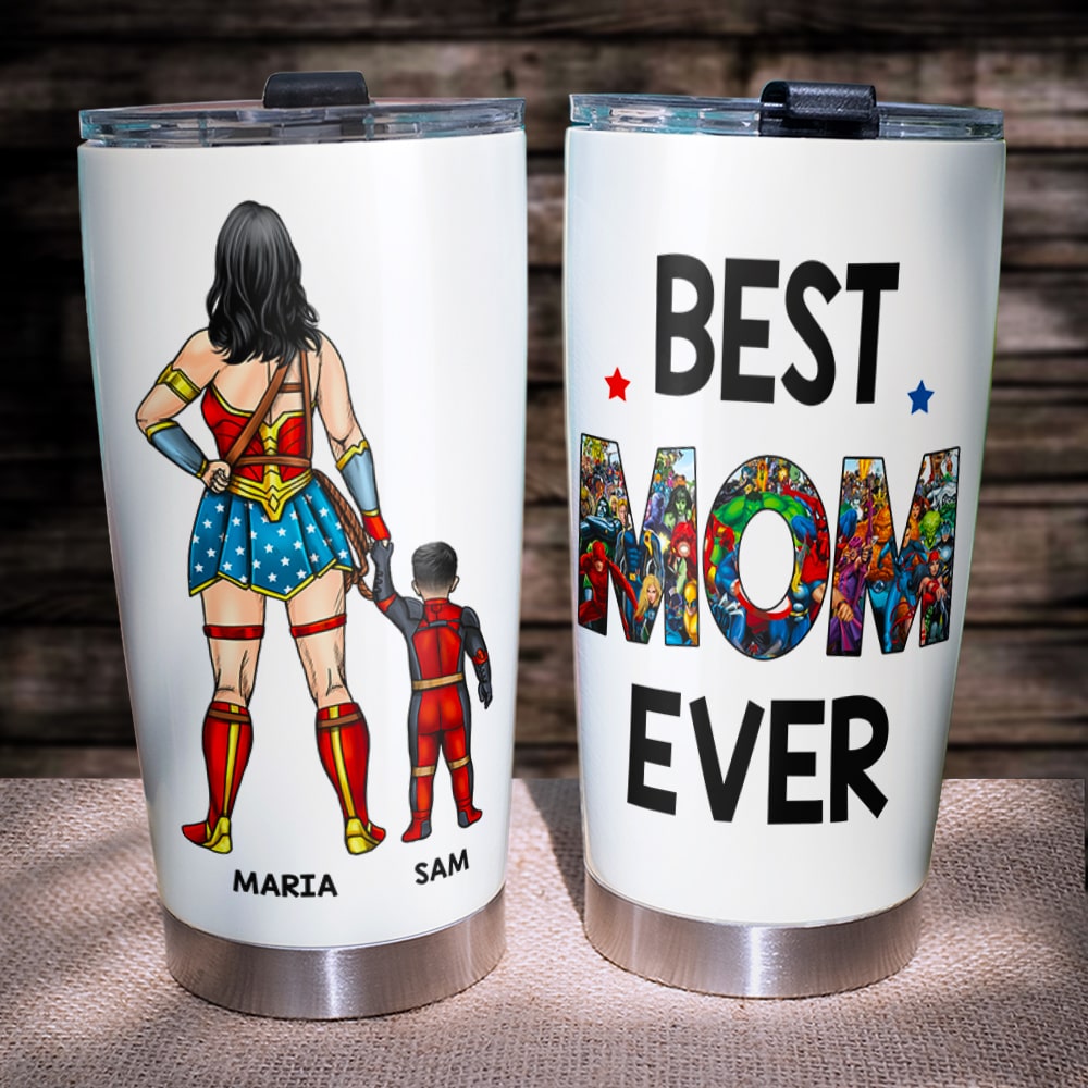Best Mom Ever - Personalized Mug - Mother's Day Gift For Super Mom