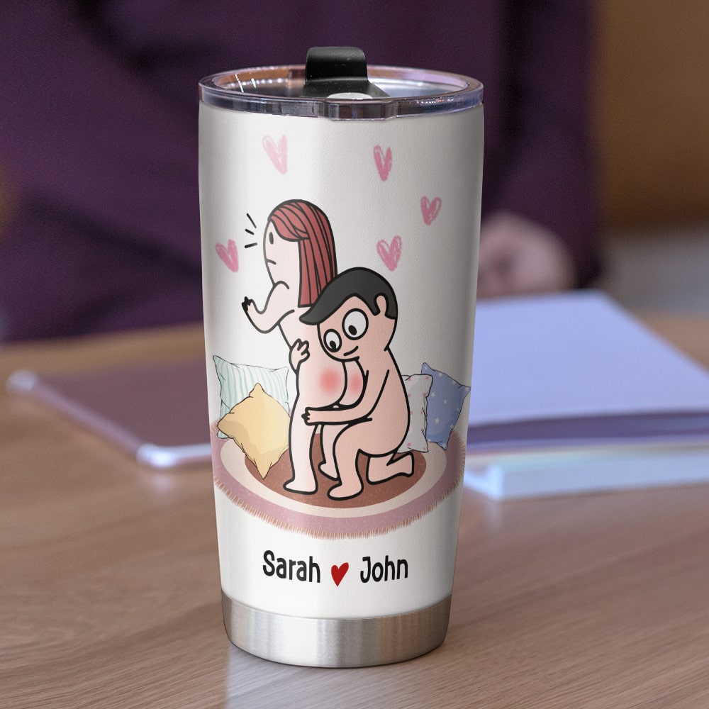 I Love Your Butt - Personalized Couple Mug -Funny Gift For Couple