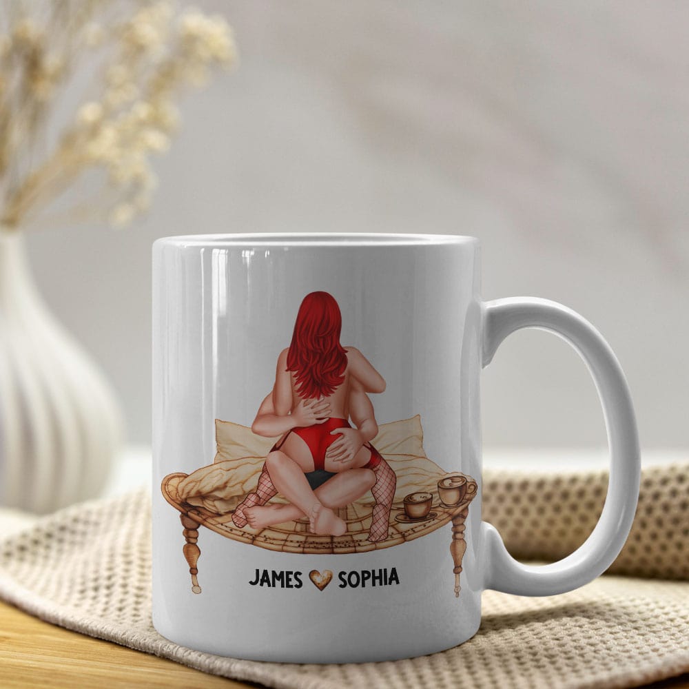 Couple, After 10 Years You're Still Hotter Than This Coffee, Personalized Mug, Couple Gifts
