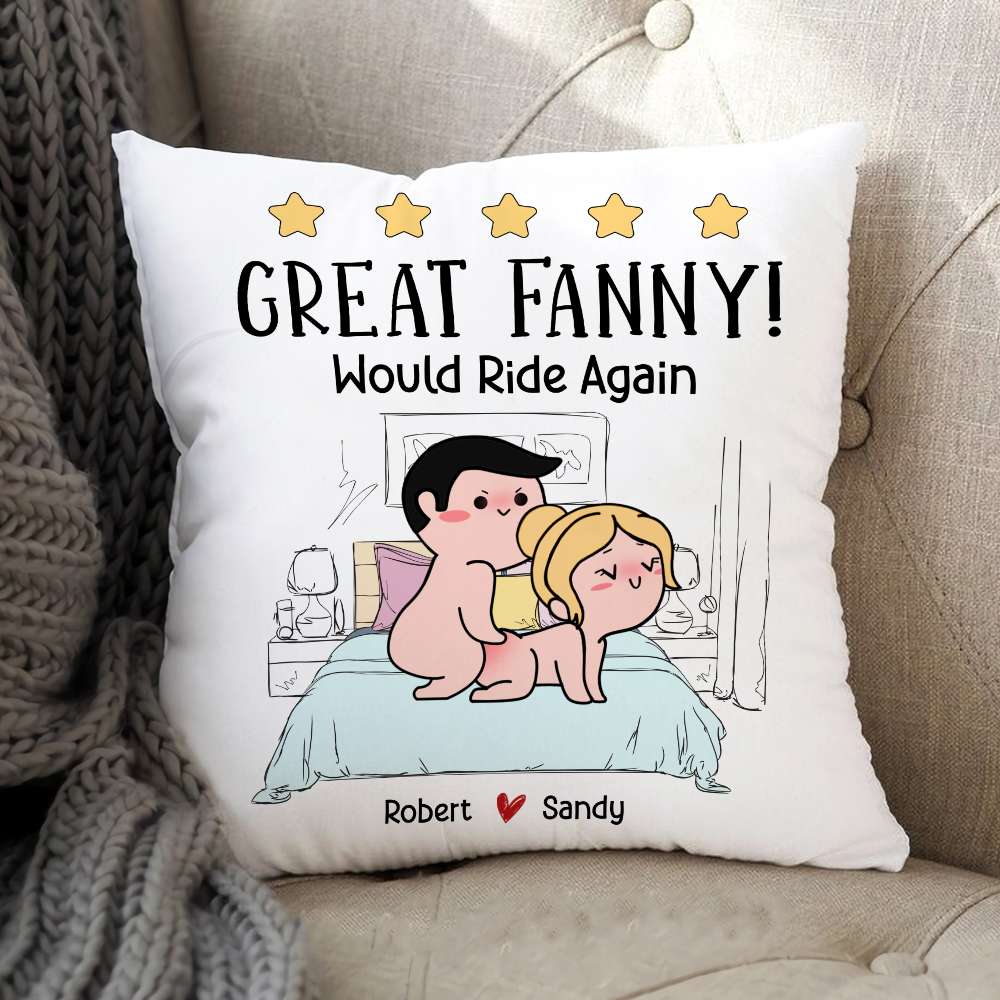 Great Fanny, Would Ride Again, Personalized Mug, Funny Gift For Couple