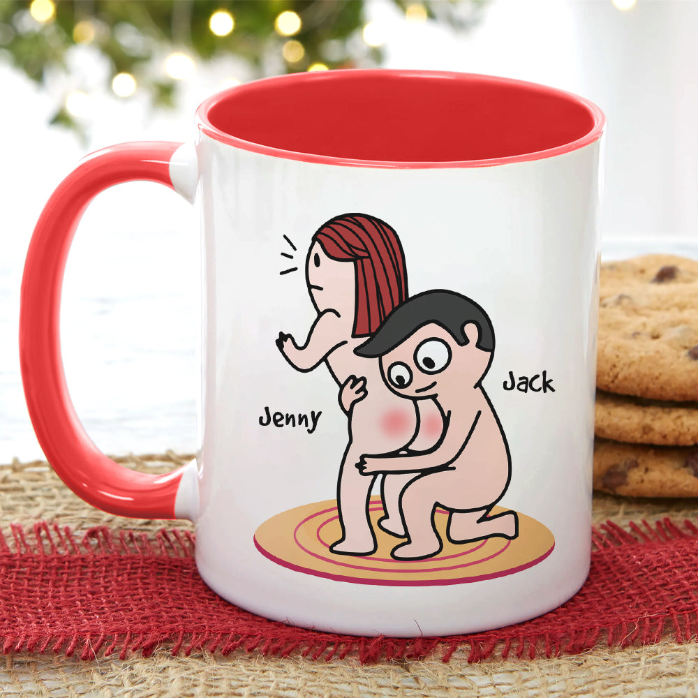 Your Personality Is As Fine As Your Ass Personalized Mug, Funny Gift For Her