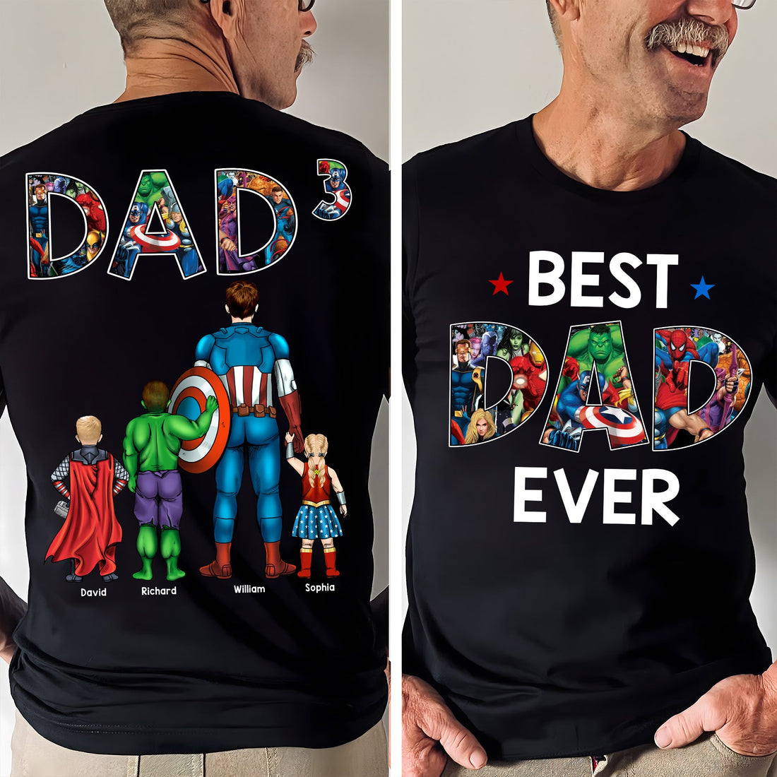 Personalized Gifts For Dad Shirt 02qhqn030524pa Father's Day