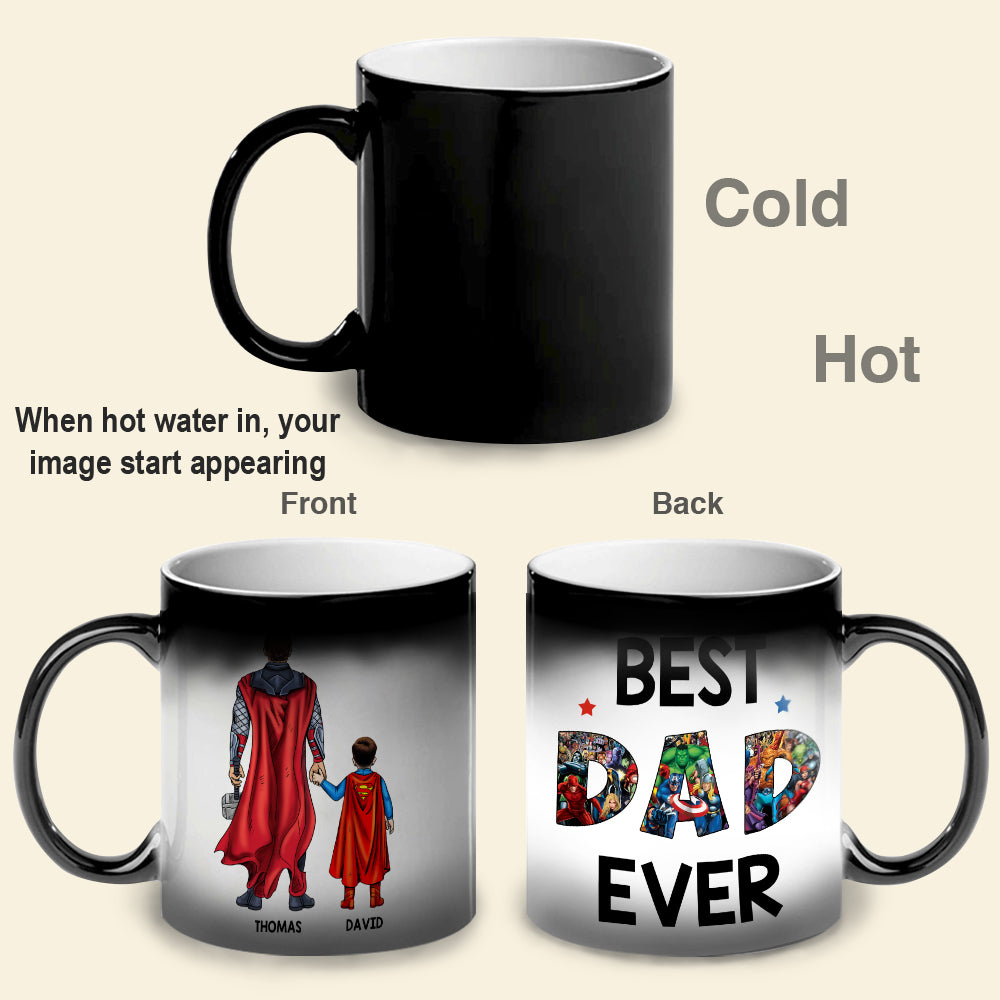 Best Dad Ever Personalized Father Magic Mug (Limited Edition)
