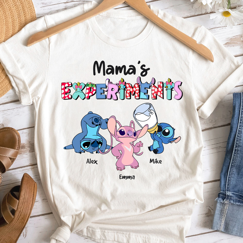 Personalized Gift For Mom Shirt Mama's Experiments 01QHHN110124
