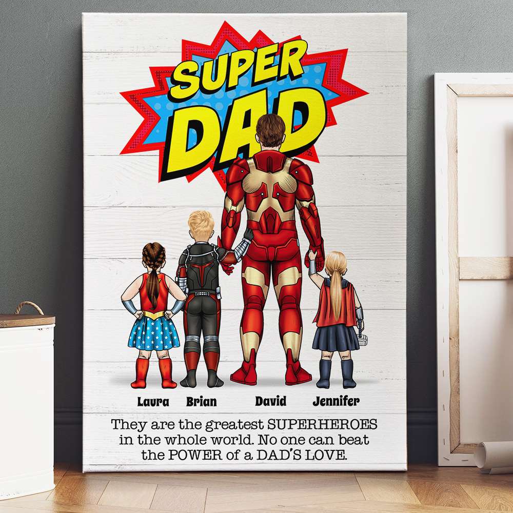 Super Mom Canvas Prints - Personalized Gifts For Mother's Day 04HUDT010323TM