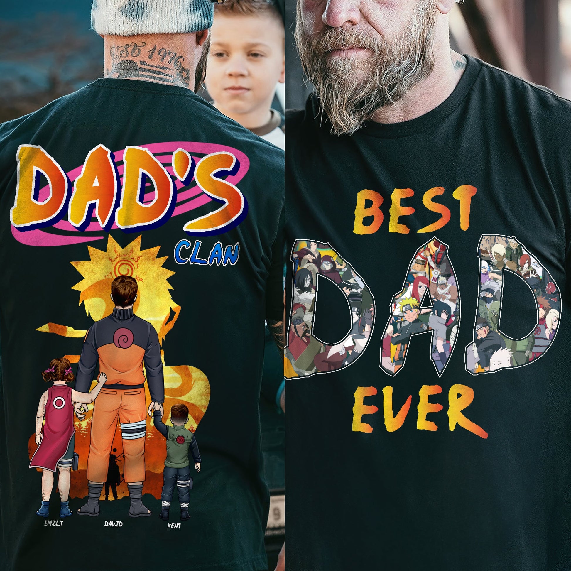 Custom Christmas Shirt For Dad – Personalized Best Dad Ever Tee 02qhqn020524pa