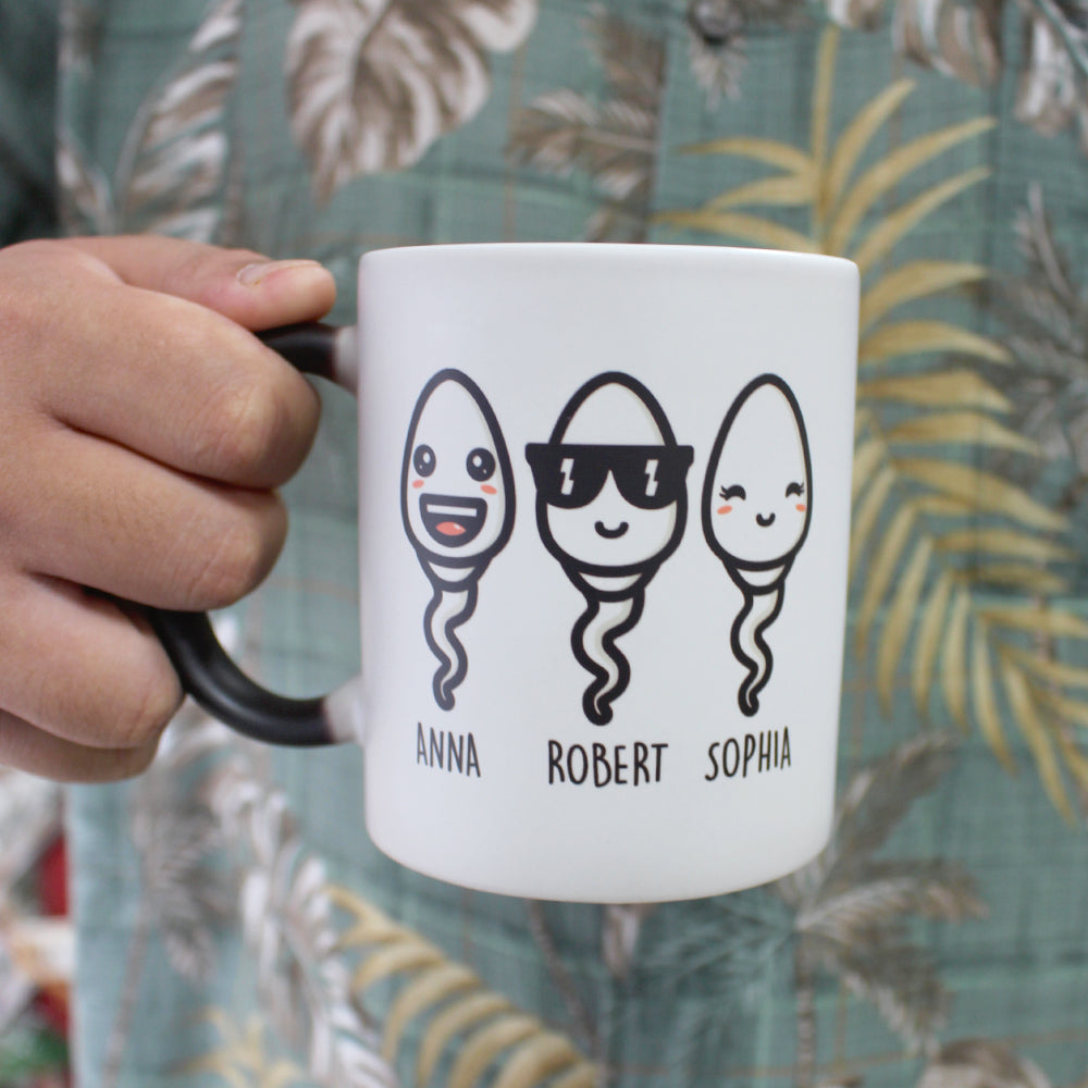 Seems Like Yesterday I Was Chilling In Your Balls Personalized Father's Day Magic Mug, Gift For Dad