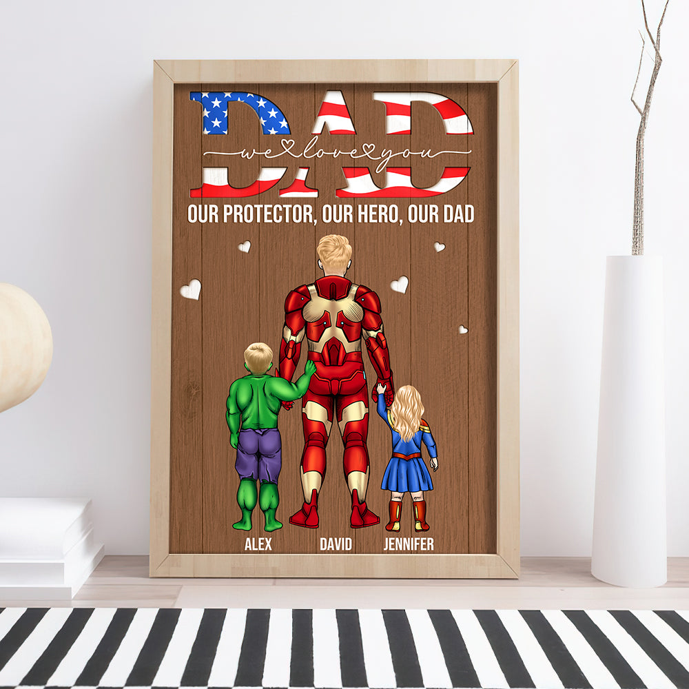 Father's Day 02NAHN250423TM Personalized Canvas Print Gift For Dad