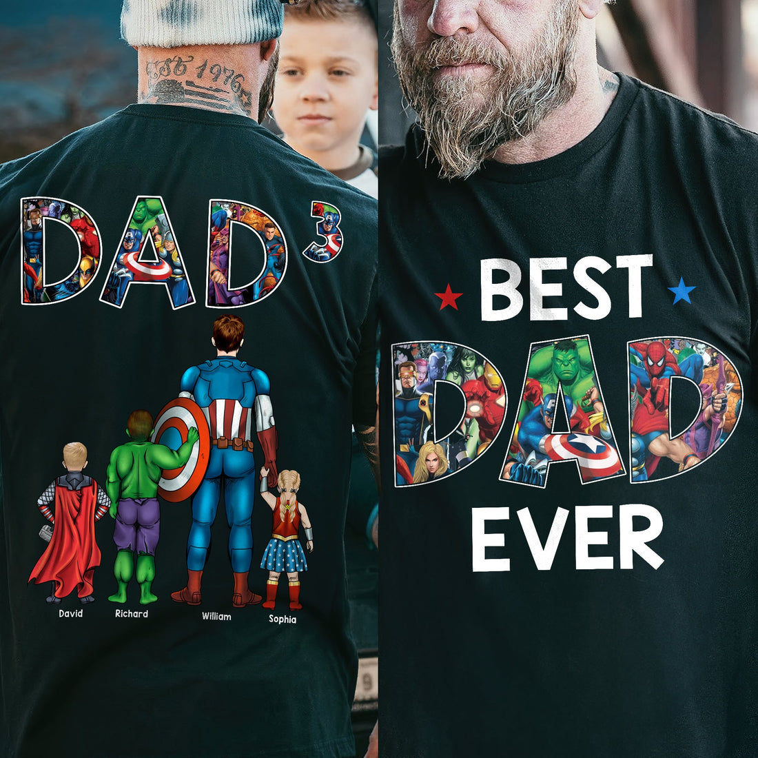 Personalized Gifts For Dad Shirt 02qhqn030524pa Father's Day