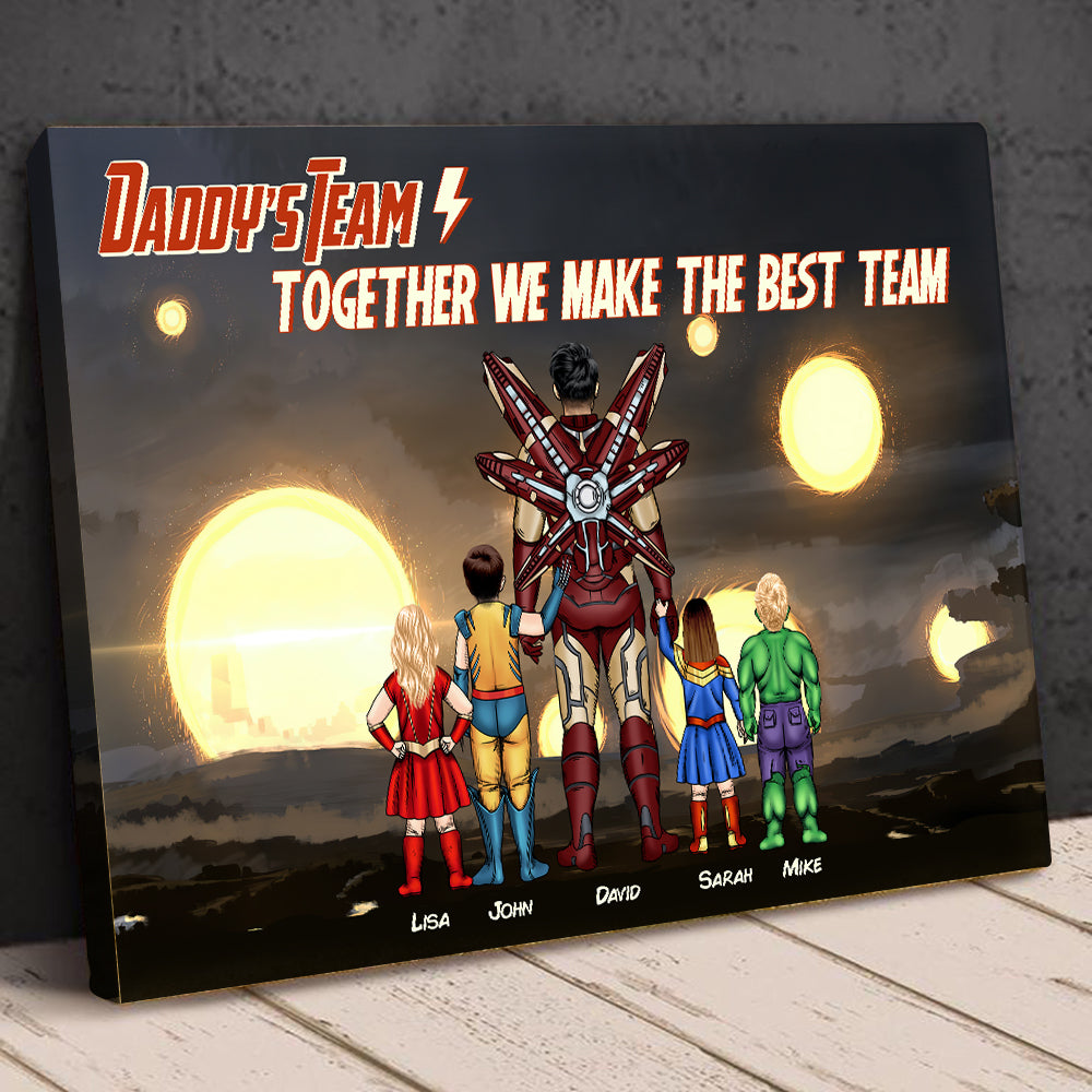 Father's Day- 02nahn220523tm Personalized Canvas Print Gift For Dad