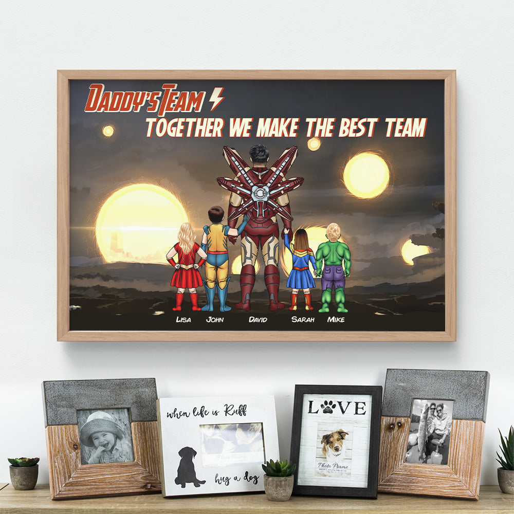 Father's Day- 02nahn220523tm Personalized Canvas Print Gift For Dad