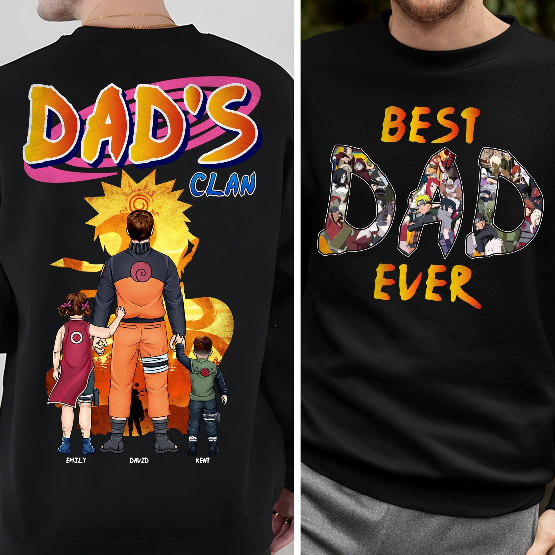 Custom Christmas Shirt For Dad – Personalized Best Dad Ever Tee 02qhqn020524pa
