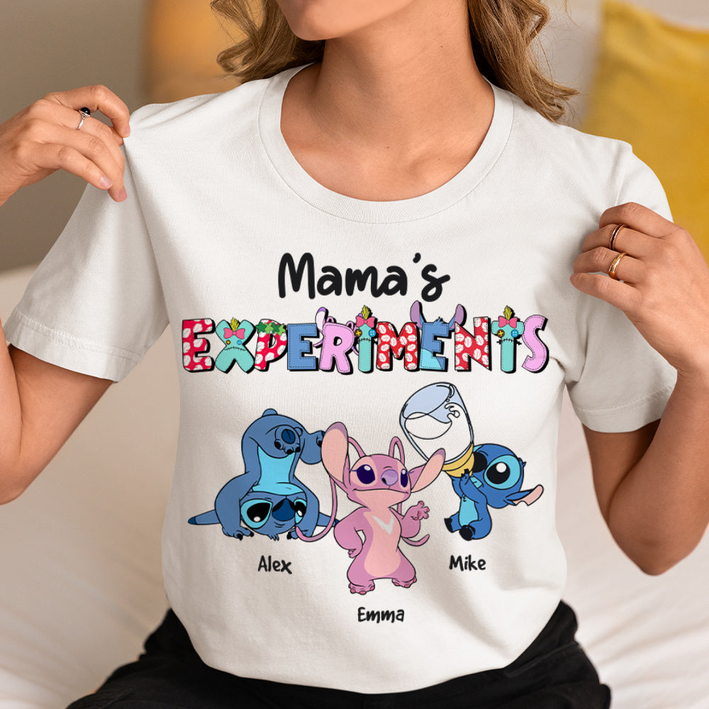 Personalized Gift For Mom Shirt Mama's Experiments 01QHHN110124