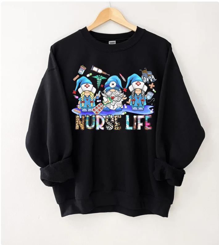 PresentsPrints, Nurse Gnomes Shirt, Gnome Shirt, Cute Nurse Gnomes, School Nurse SweatShirt, Nurse Life SweatShirt, Funny Nurse SweatShirt, Nurse Shirt, Nursing Student