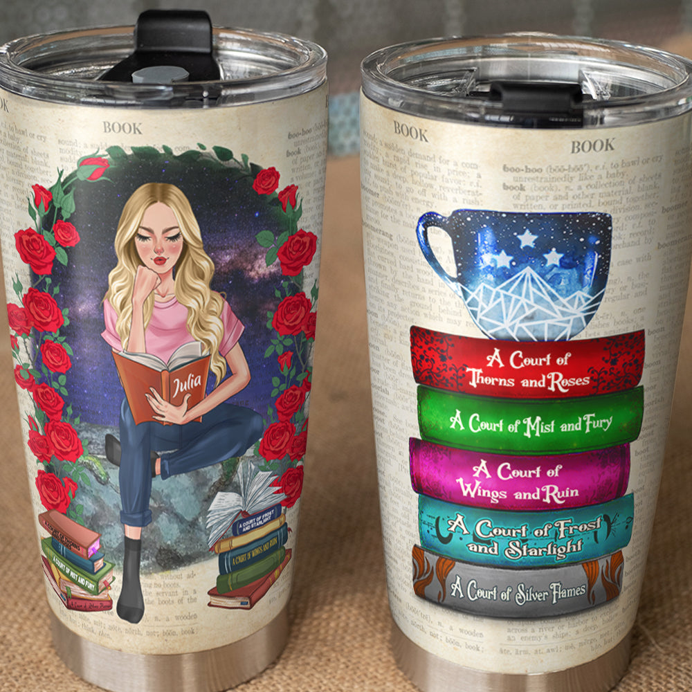 Personalized ACOTAR Tumbler Cup - Sarah J.Maas A Court of Thorns and Roses Novel Lover