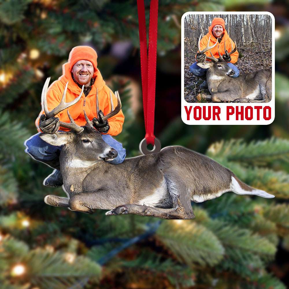 Hunting Trip - Personalized Acrylic Ornament - Upload Image