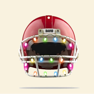Personalized Gifts For Football Player Christmas Ornament 02acqn2210 Helmet Shape