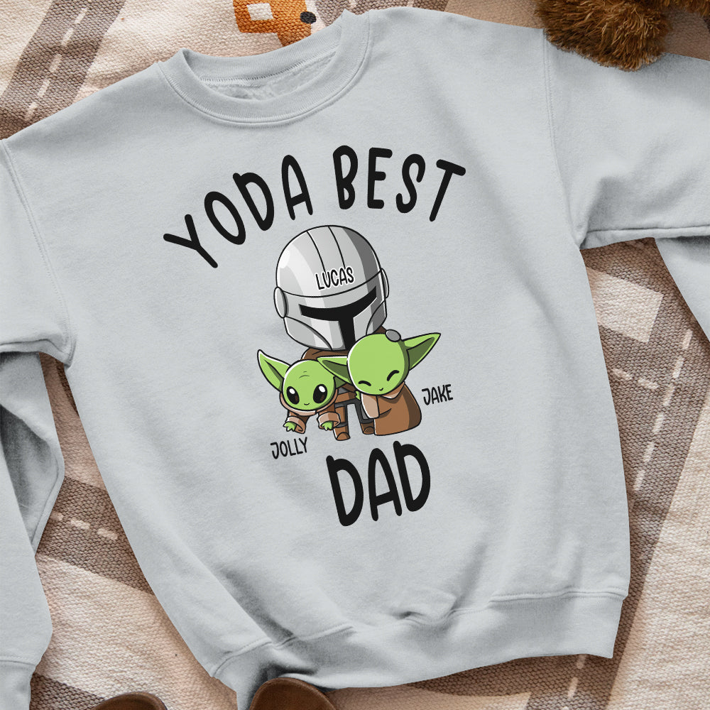 Best Dad In The Galaxy - Personalized Shirts - Gift For Father's Day