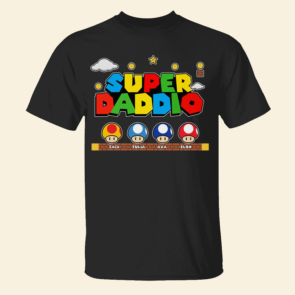 Personalized Gifts For Dad Shirt 05natm130522 Mushroom Kids
