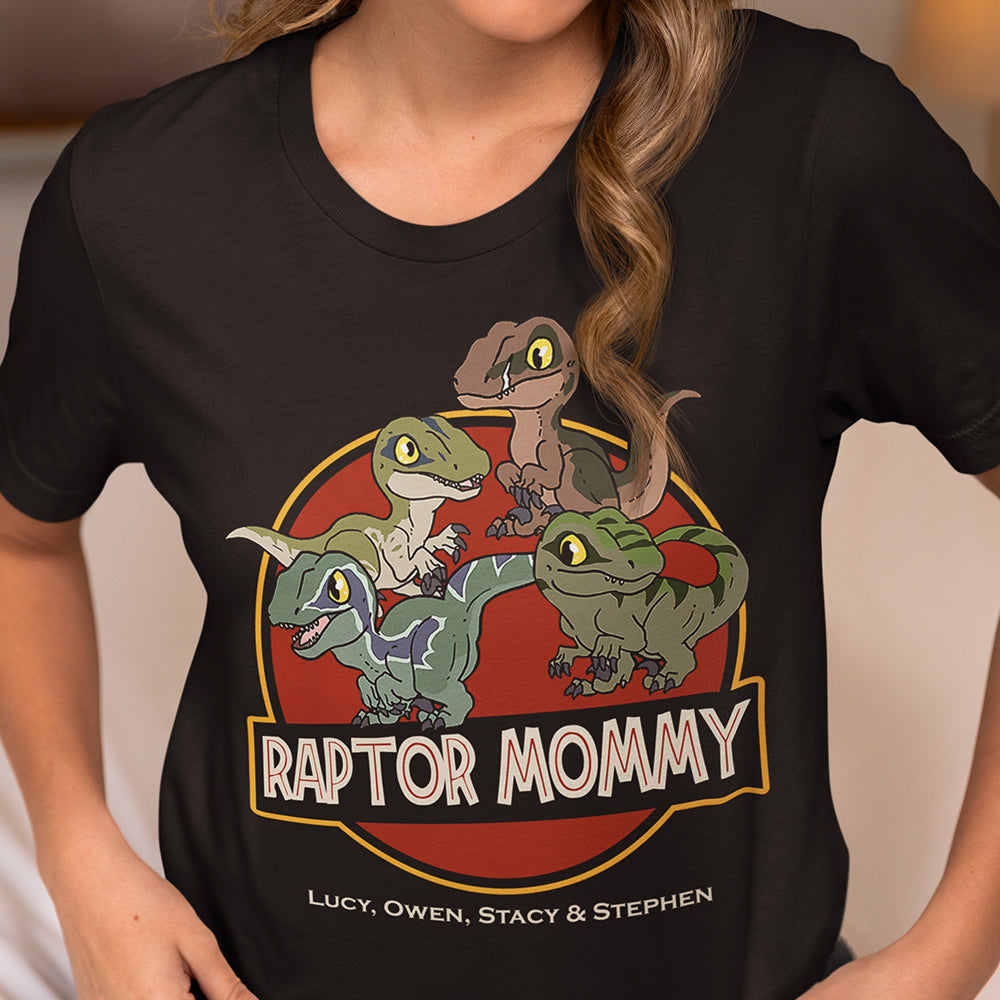 Personalized Gifts For Mom Shirt Raptor Mommy 01HULI050523
