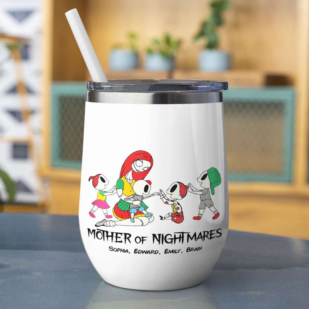 Dad Mom And Children 02QHDT230323 Personalized Black Coffee Mug